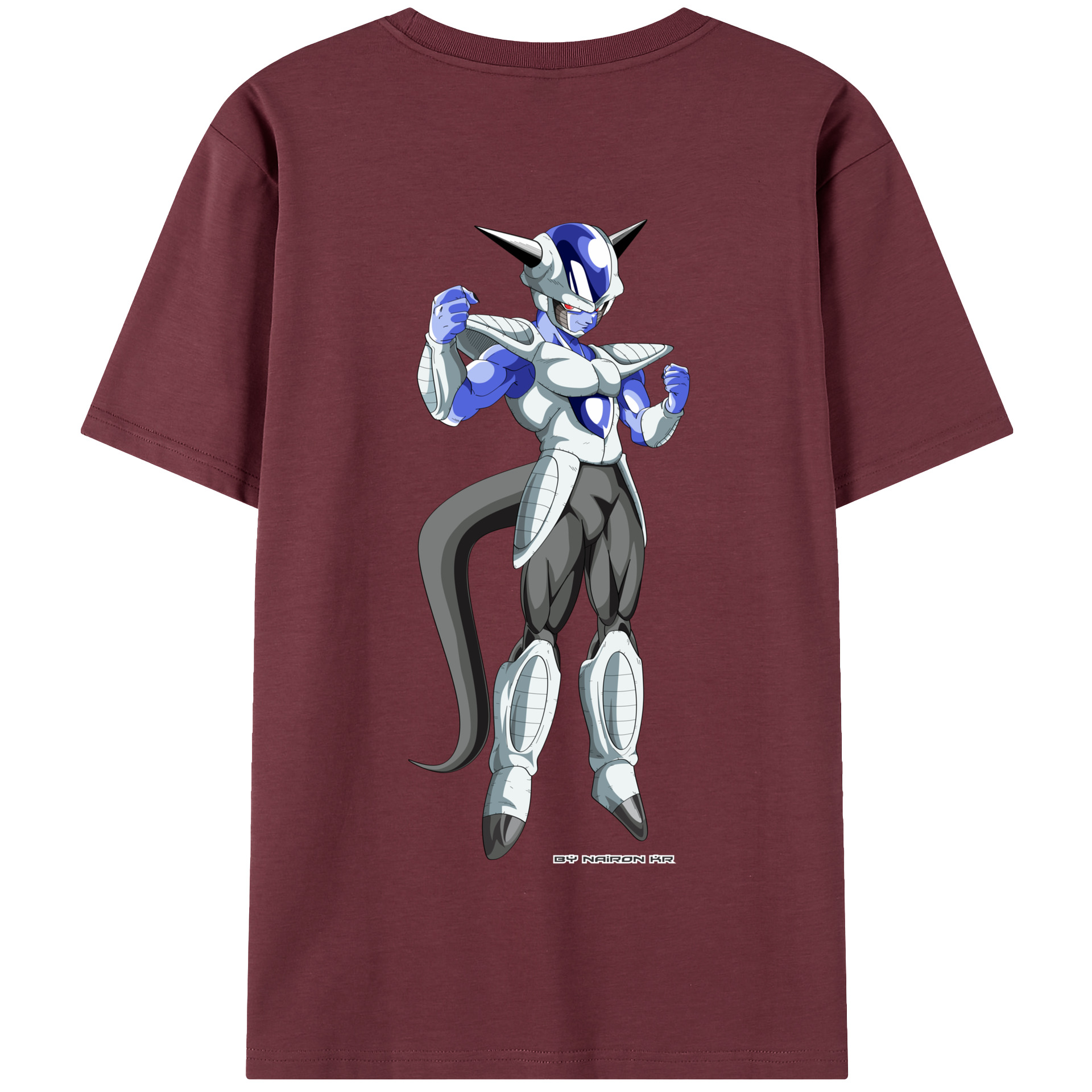 （画像用） ドラゴンボール フリーザ DRAGON BALL Frieza 綿100％半袖Tシャツ（背面プリント）